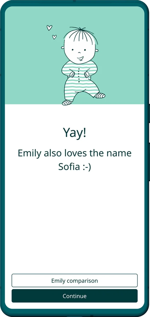 Baby name app - Origin & meaning